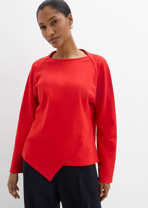 Langarmshirt aus reiner Bio-Baumwolle, bonprix