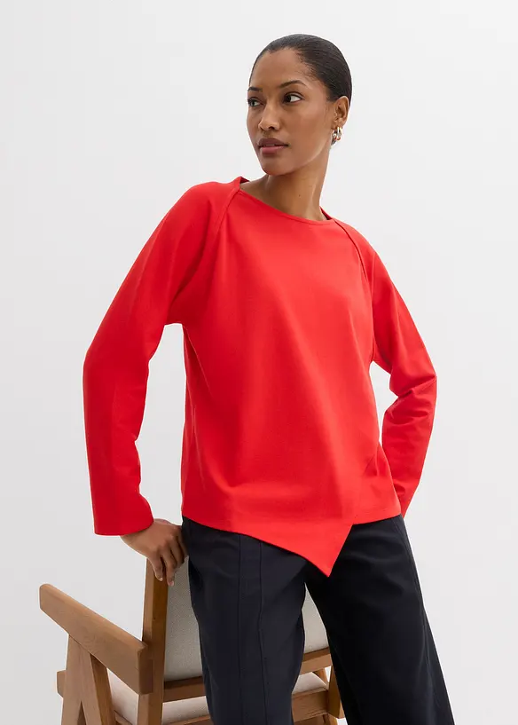 Langarmshirt aus reiner Bio-Baumwolle, bonprix