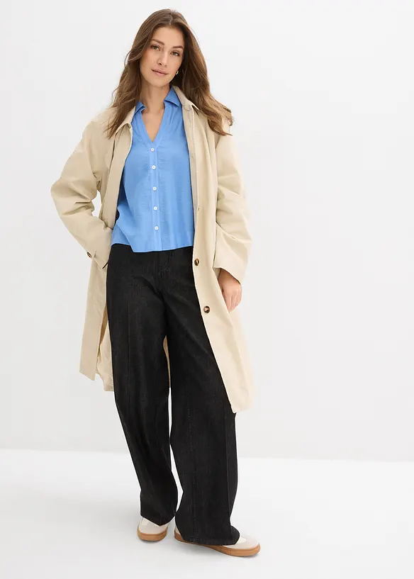 Boxy-Bluse aus Viskosemix, bonprix