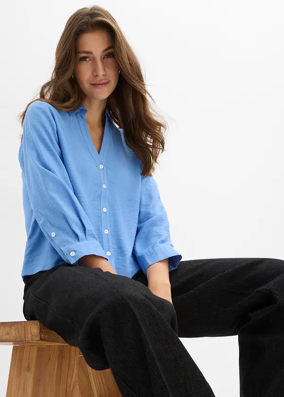 Boxy-Bluse aus Viskosemix, bonprix
