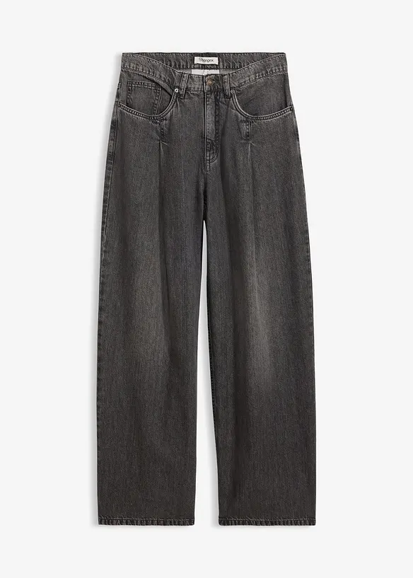 Wide-Leg-Jeans High Waist, bonprix