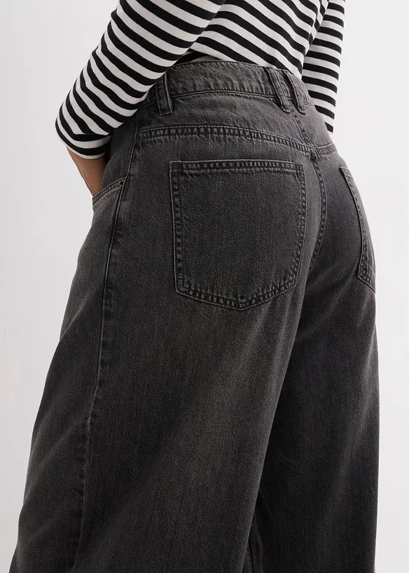 Wide-Leg-Jeans High Waist, bonprix