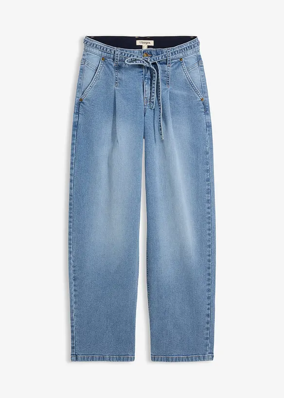 Barrel-Jeans Mid Waist, bonprix