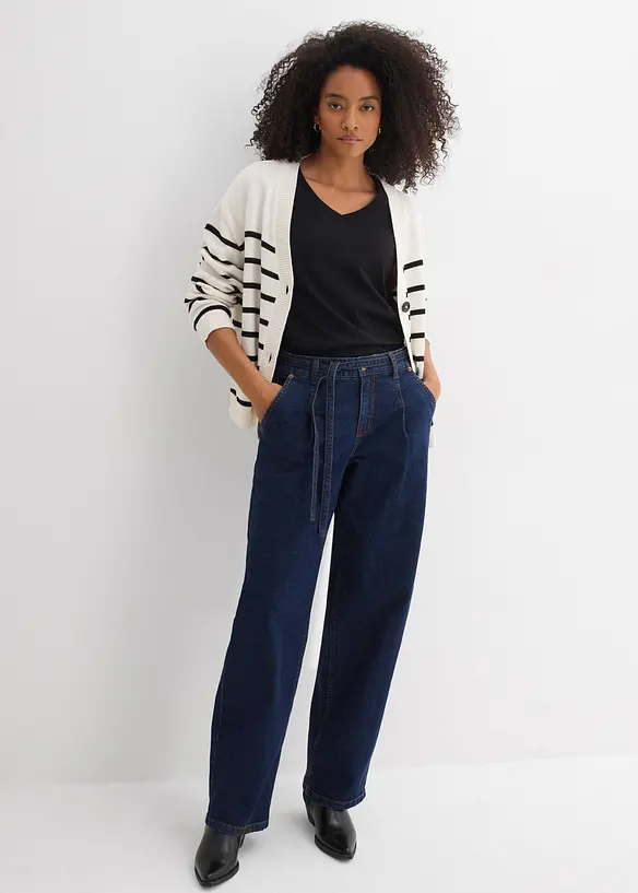 Barrel-Jeans Mid Waist, bonprix