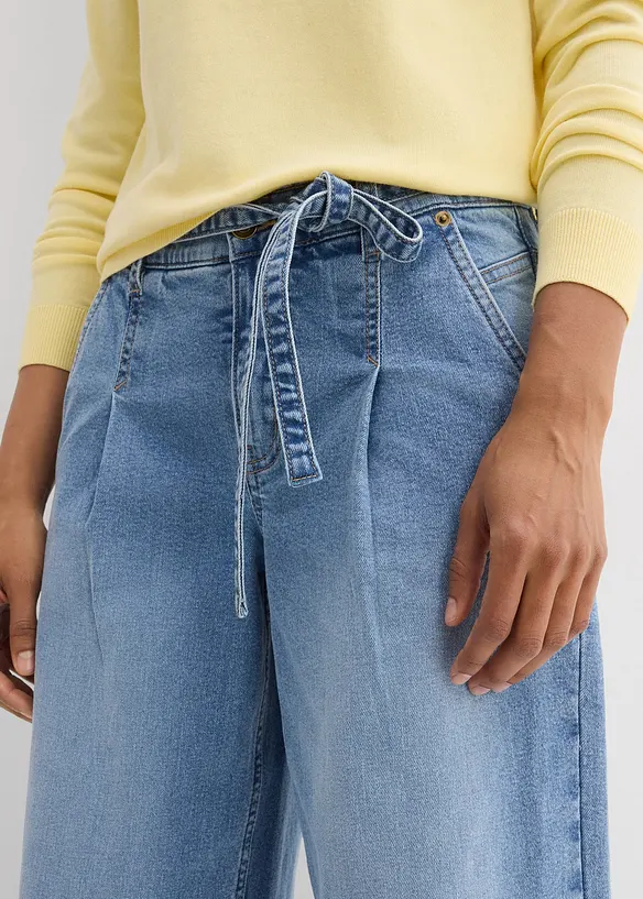 Barrel-Jeans Mid Waist, bonprix