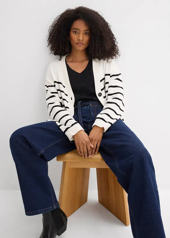 Barrel-Jeans Mid Waist, bonprix