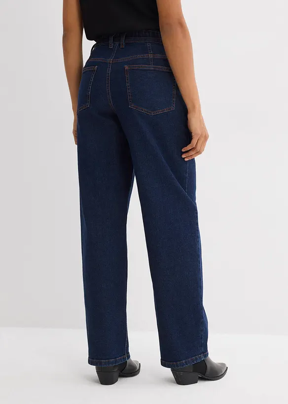 Barrel-Jeans Mid Waist, bonprix