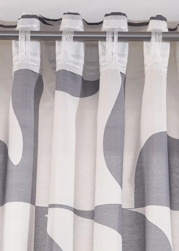 Voilage &agrave; imprim&eacute; graphique (1 pce), bonprix