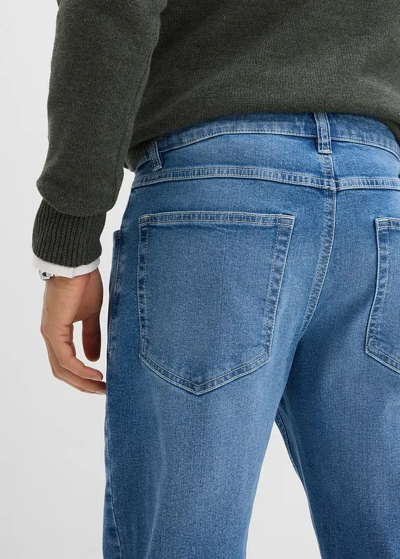 Relaxed Fit Stretch-Jeans, Straight, bonprix