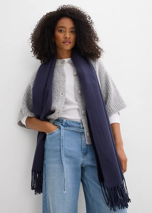 Wide-Leg-Jeans Mid Waist, bonprix