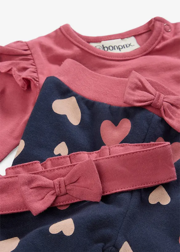 Set aus Body + Hose + Stirnband (3-tlg.Set), bonprix