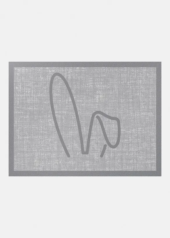 Paillasson lavable &agrave; motif de P&acirc;ques, bonprix