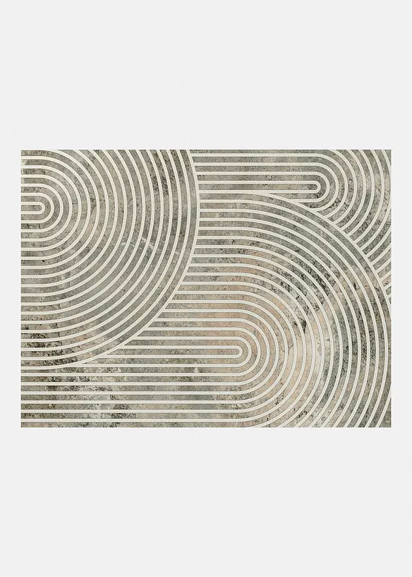 Waschbare Fu&szlig;matte mit grafischem Design, bonprix