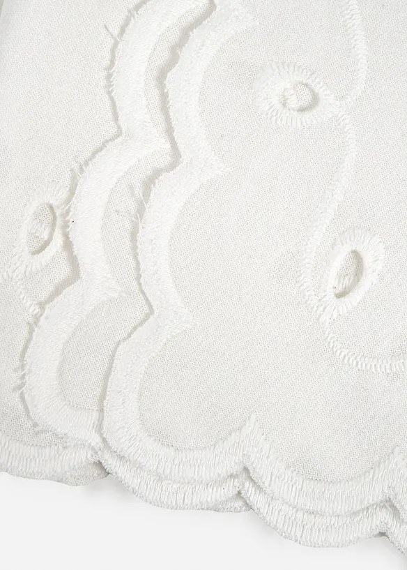 Stoffservietten aus Bio Baumwolle mit Stickerei (2er Pack), bonprix