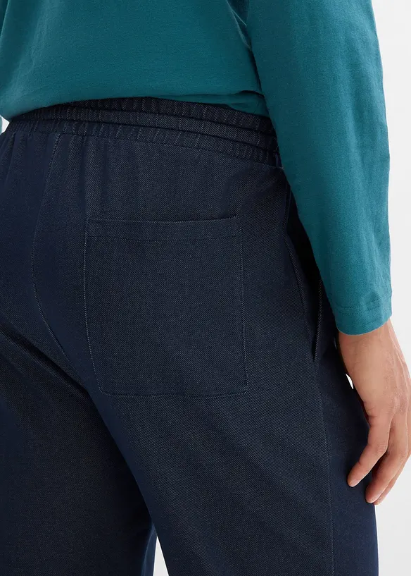 Pantalon de jogging aspect denim, bonprix