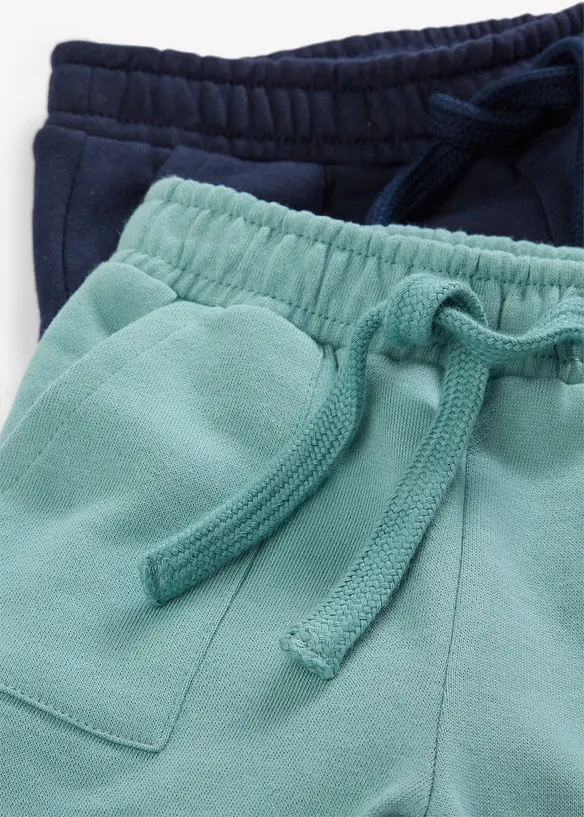 Jogginghose aus reiner Bio-Baumwolle (2er Pack), bonprix