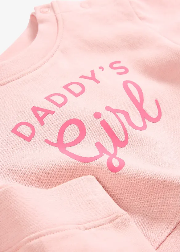 Set aus Sweatshirt und Hose aus reiner Bio-Baumwolle (2-tlg.Set), bonprix