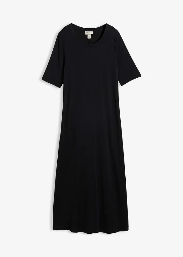 Robe longue en mati&egrave;re douce, bonprix