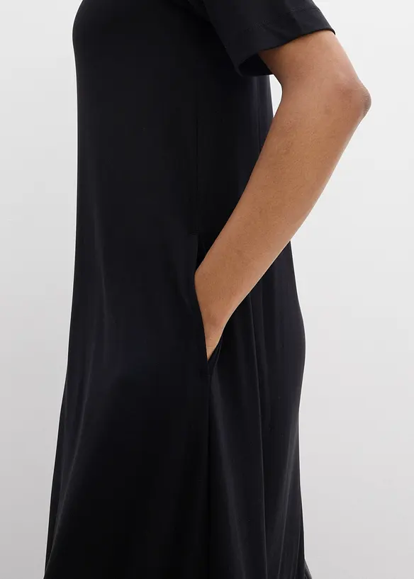 Robe longue en mati&egrave;re douce, bonprix