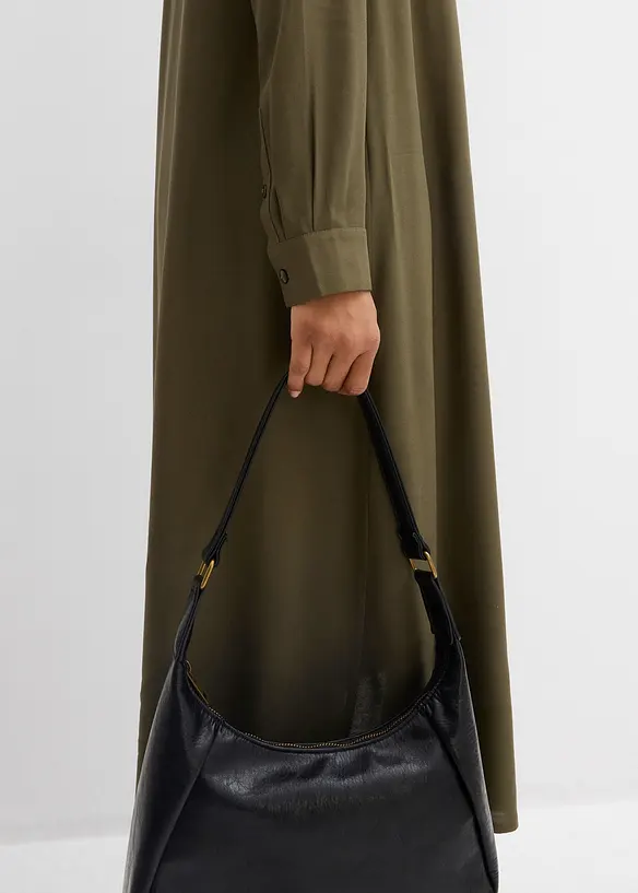 Blusenkleid aus feiner Viskose, bonprix