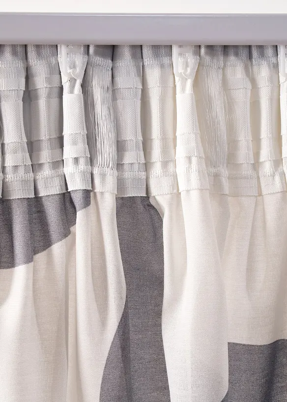 Voilage &agrave; imprim&eacute; graphique (1 pce), bonprix