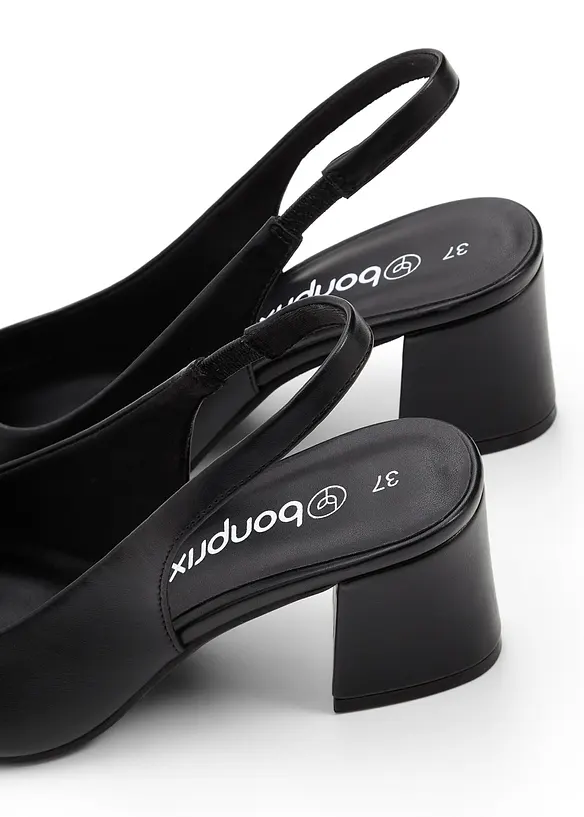 Slingpumps mit Blockabsatz, bonprix