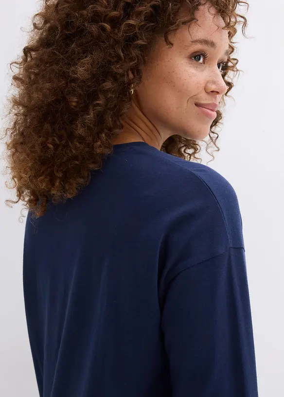 Shirt mit Bluseneinsatz, bonprix