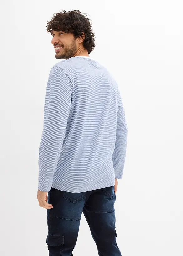 T-shirt manches longues 100% coton, bonprix