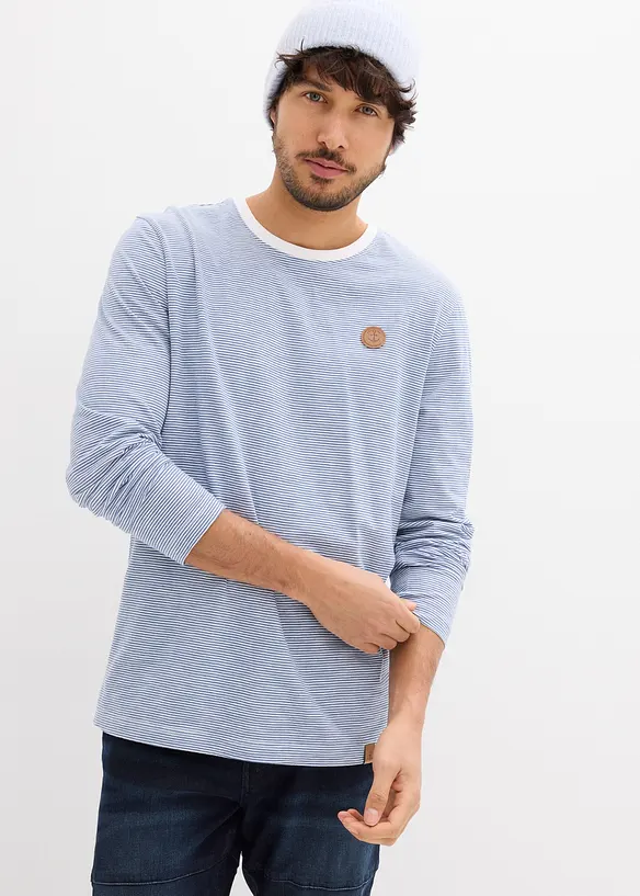 T-shirt manches longues 100% coton, bonprix