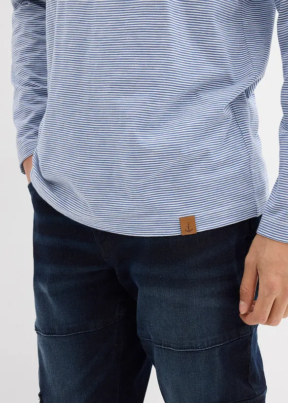 T-shirt manches longues 100% coton, bonprix