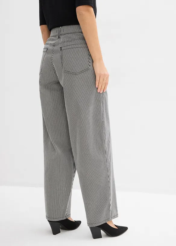 Ballon Fit-Hose mit Streifen, bonprix