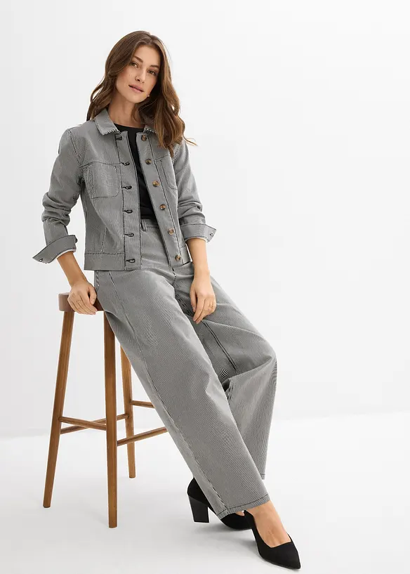 Ballon Fit-Hose mit Streifen, bonprix