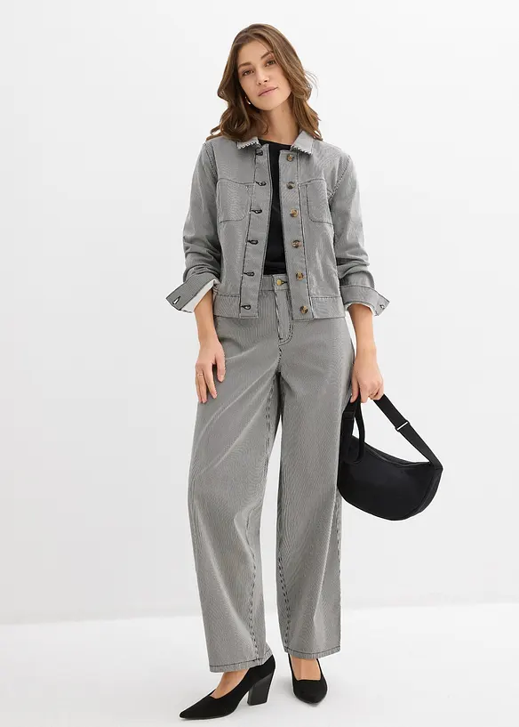 Ballon Fit-Hose mit Streifen, bonprix