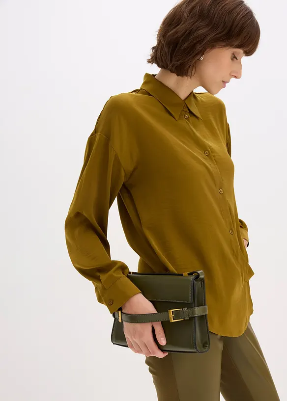 Chemisier en satin fluide, bonprix