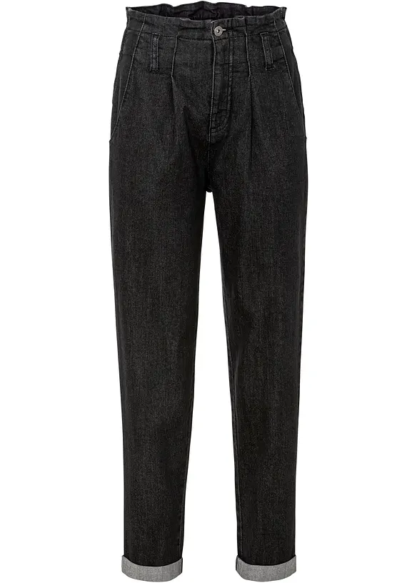 Jean mom extensible, taille haute, bonprix