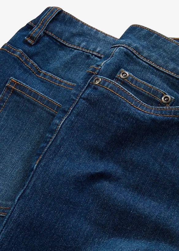 Jean large taille mi-haute, extensible, bonprix