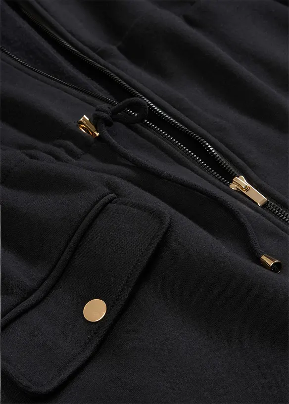 3-in-1 Sweatjacke f&uuml;r die Schwangerschaft und danach mit Babyeinsatz, bonprix