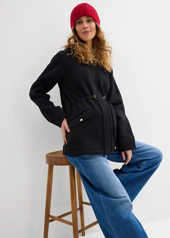 3-in-1 Sweatjacke f&uuml;r die Schwangerschaft und danach mit Babyeinsatz, bonprix