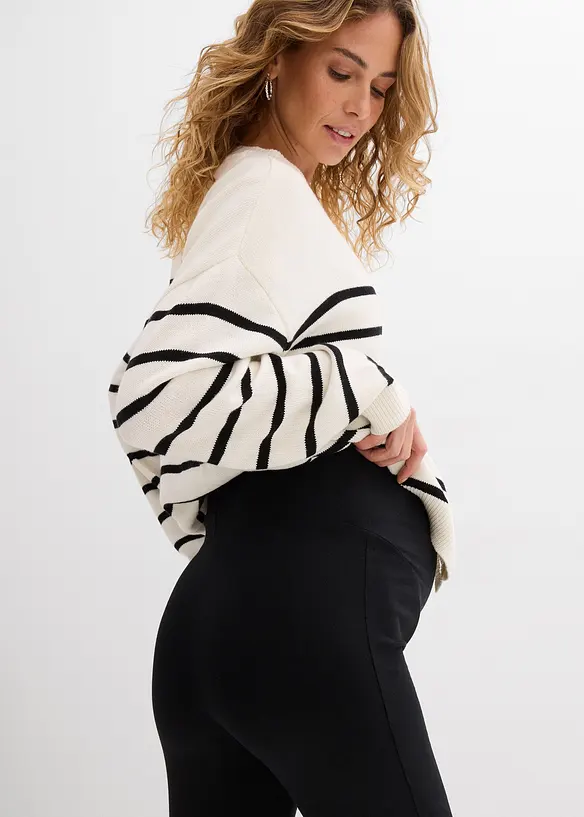 Lot de 3 leggings de grossesse en coton, bonprix