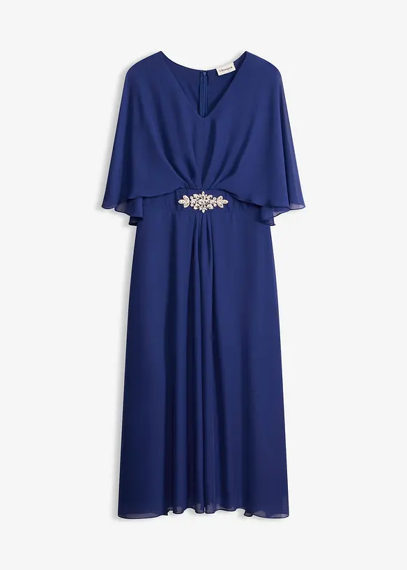 Chiffonkleid mit Strassstein-Applikation, bonprix