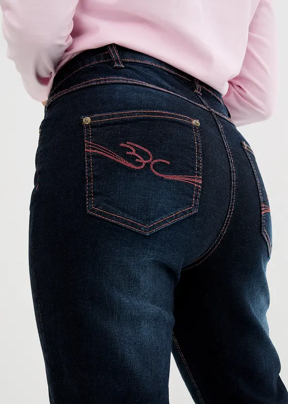 Straight-Jeans Mid Waist, Bequembund, bonprix