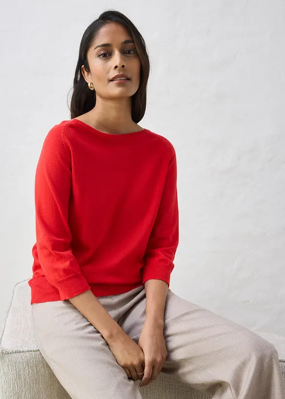 Pullover mit Seidenanteil, bonprix