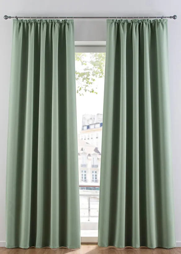 Abdunkelnder Vorhang, in vielen Gr&ouml;&szlig;en (1er Pack), bonprix