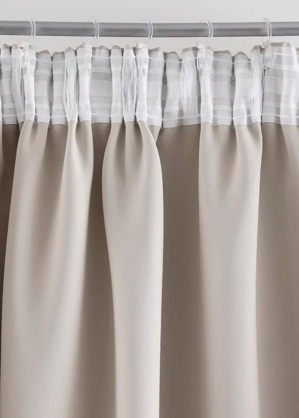 Abdunkelnder Vorhang, in vielen Gr&ouml;&szlig;en (1er Pack), bonprix