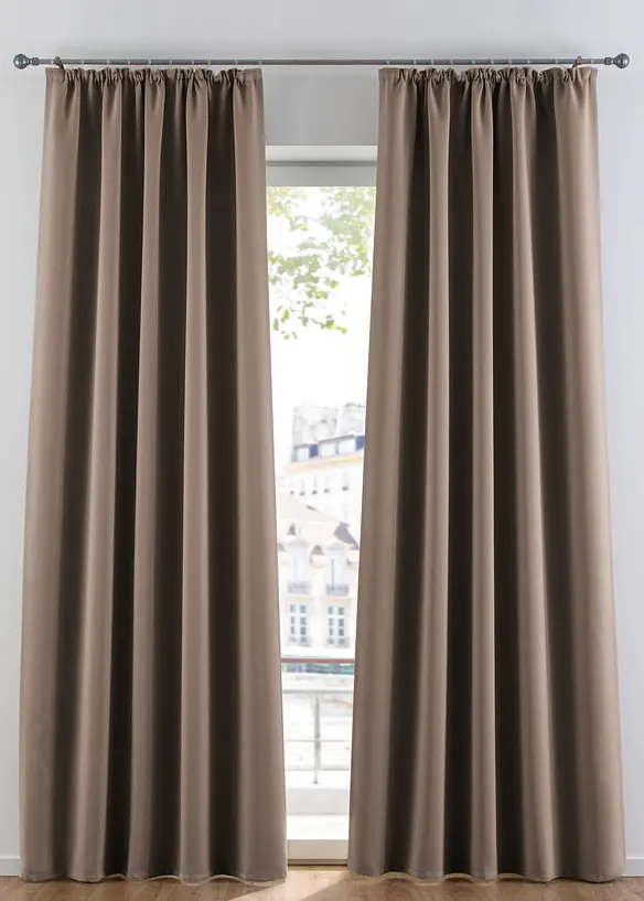 Rideau obscurcissant (1 pce), taille normale et XXL, bonprix