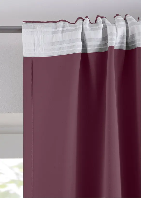 Abdunkelnder Vorhang, in vielen Gr&ouml;&szlig;en (1er Pack), bonprix