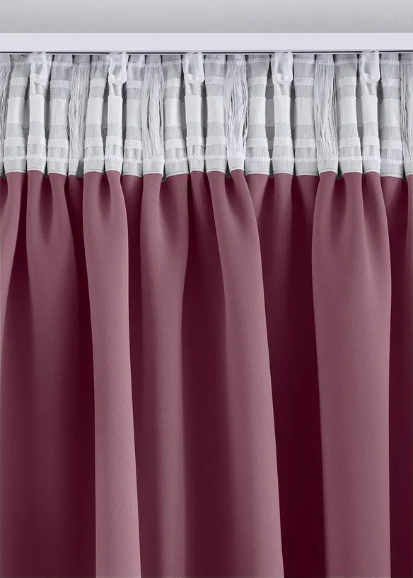 Abdunkelnder Vorhang, in vielen Gr&ouml;&szlig;en (1er Pack), bonprix