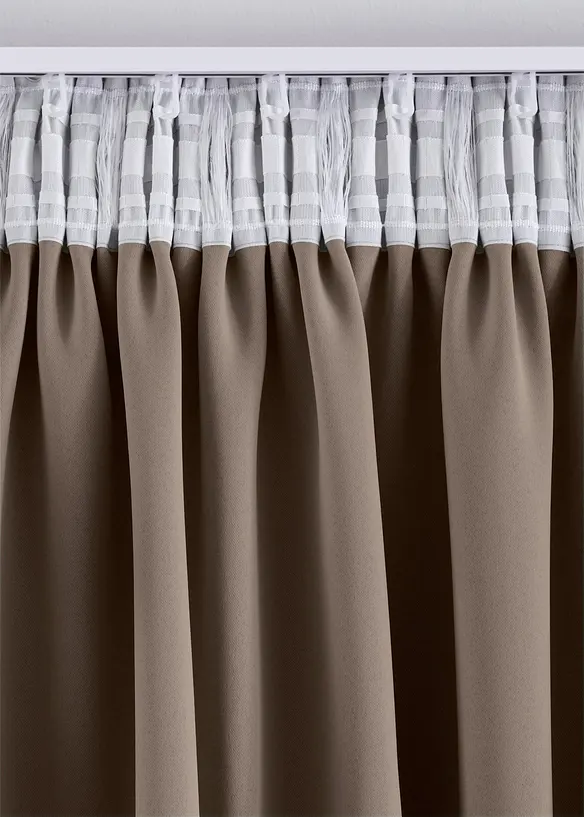 Abdunkelnder Vorhang, in vielen Gr&ouml;&szlig;en (1er Pack), bonprix