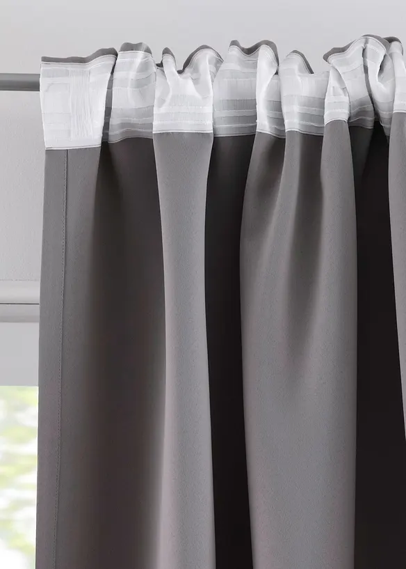 Abdunkelnder Vorhang, in vielen Gr&ouml;&szlig;en (1er Pack), bonprix
