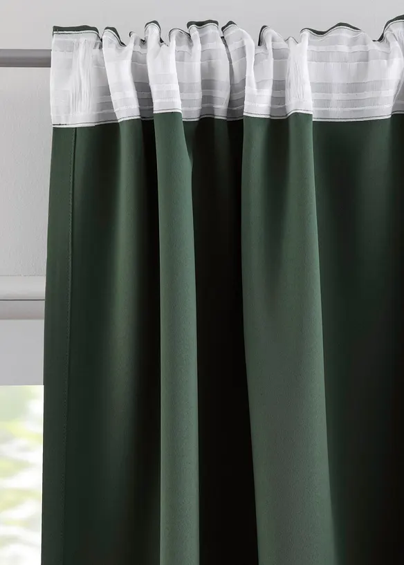 Abdunkelnder Vorhang, in vielen Gr&ouml;&szlig;en (1er Pack), bonprix